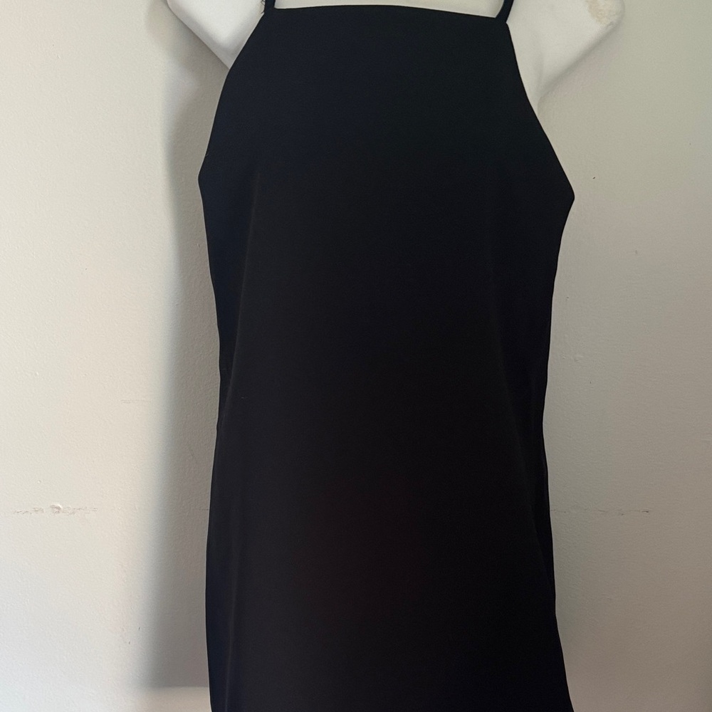 Zara Chic Strapless Black Dress